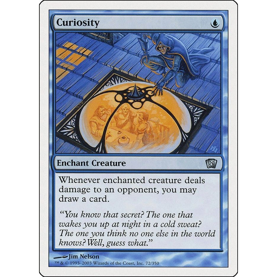 Image for Curiosity (72) (8ED) - Magic: The Gathering