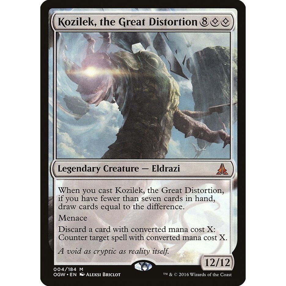 Image for Kozilek, the Great Distortion (4) (OGW) - Magic: The Gathering