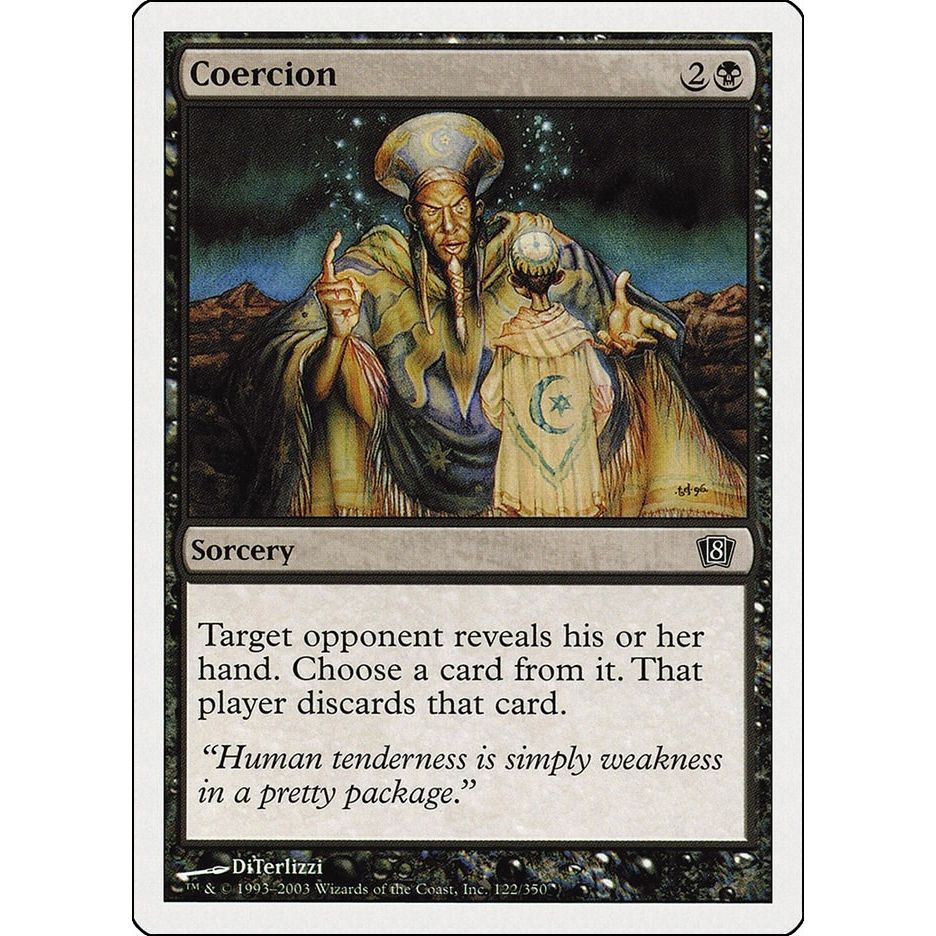 Image for Coercion (122) (8ED) - Magic: The Gathering