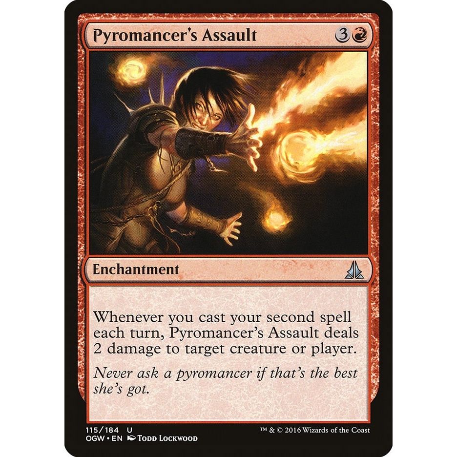 Image for Pyromancer's Assault (115) (OGW) - Magic: The Gathering
