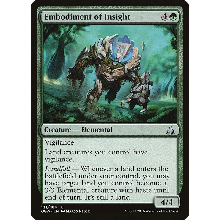 Image for Embodiment of Insight (131) (OGW) - Magic: The Gathering