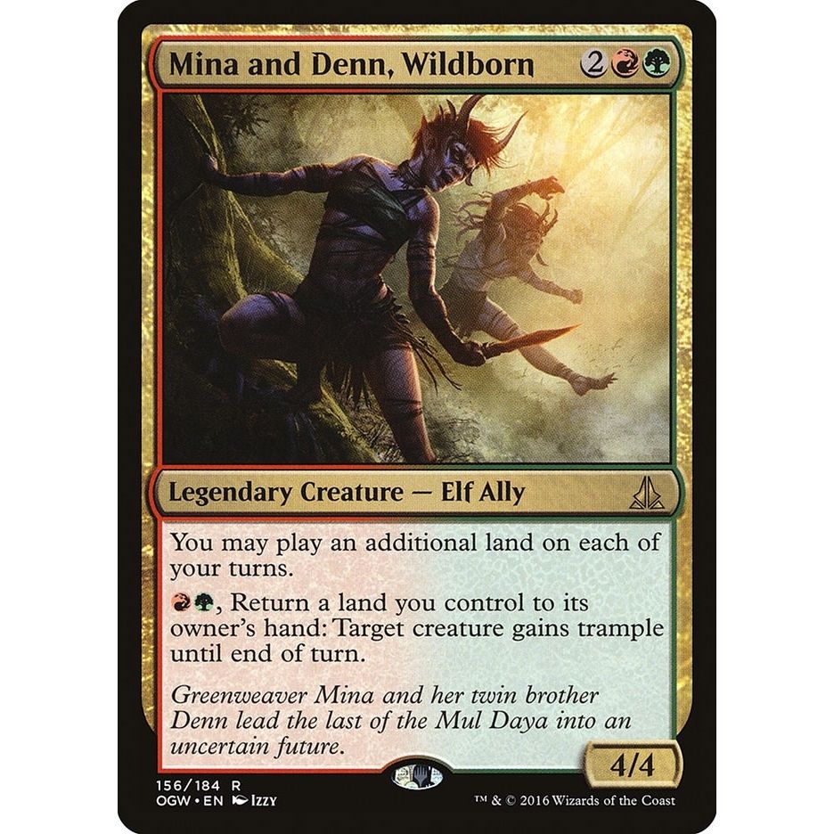 Image for Mina and Denn, Wildborn (156) (OGW) - Magic: The Gathering