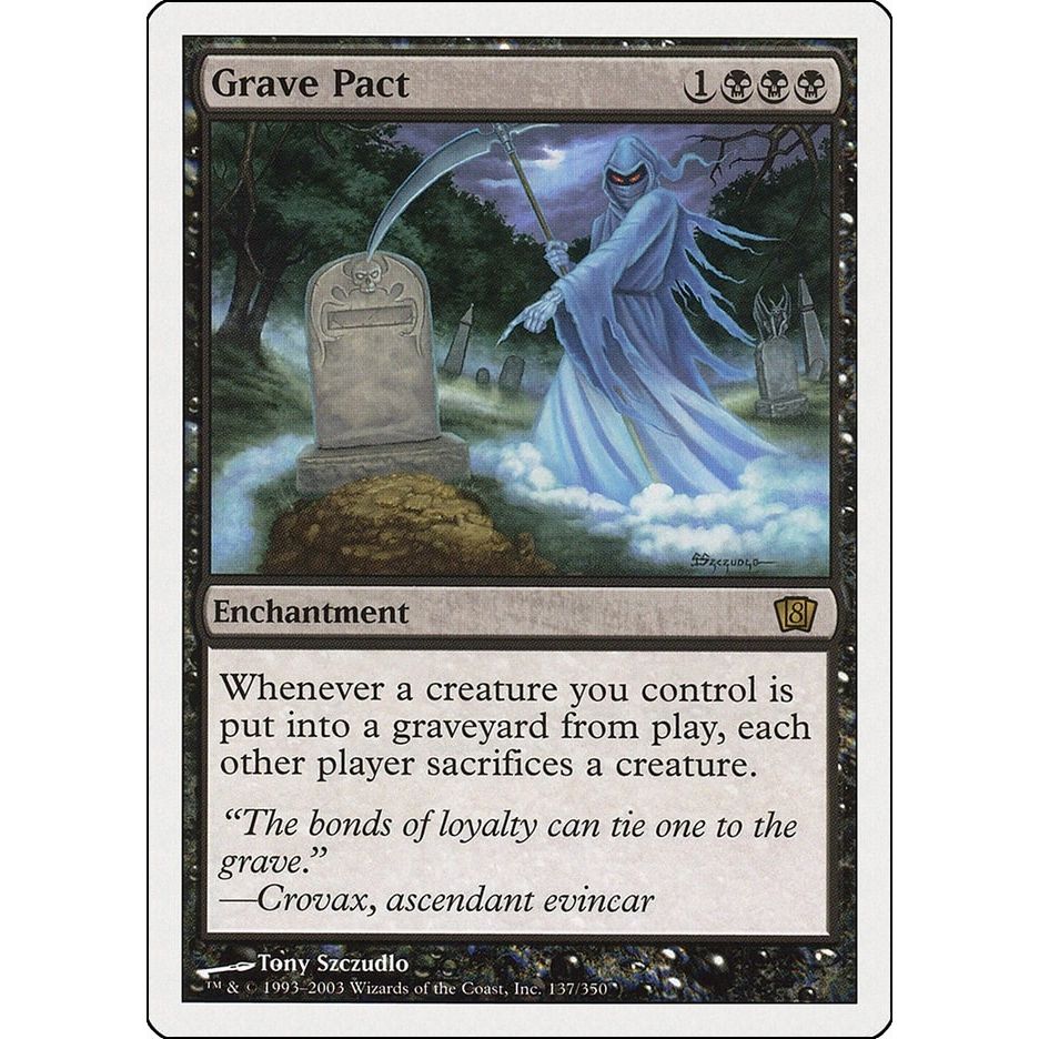 Image for Grave Pact (137) (8ED) - Magic: The Gathering