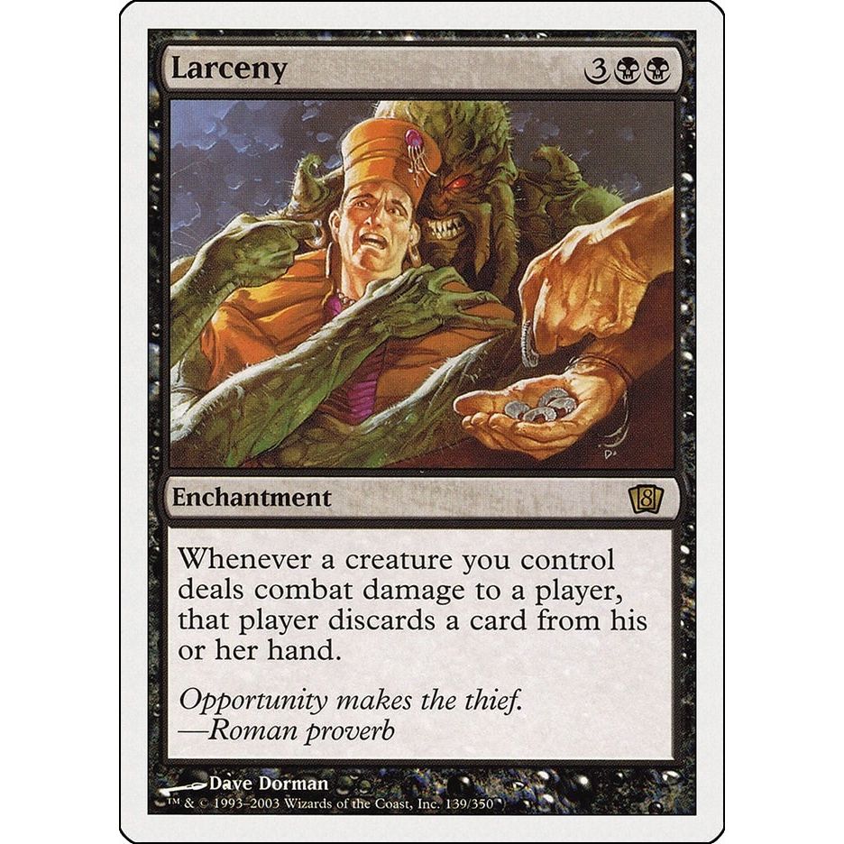 Image for Larceny (139) (8ED) - Magic: The Gathering