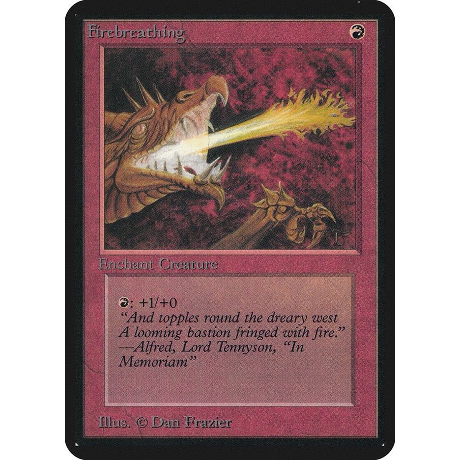 Image for Firebreathing (LEA) - Magic: The Gathering