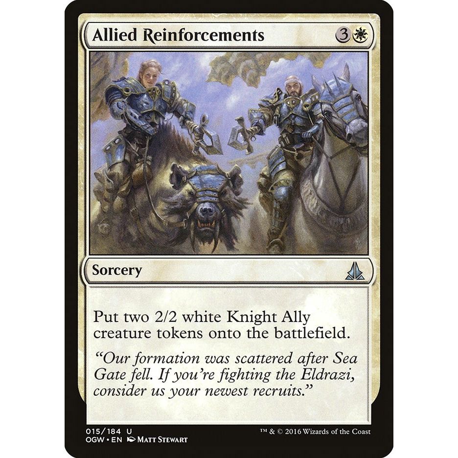 Image for Allied Reinforcements (15) (OGW) - Magic: The Gathering