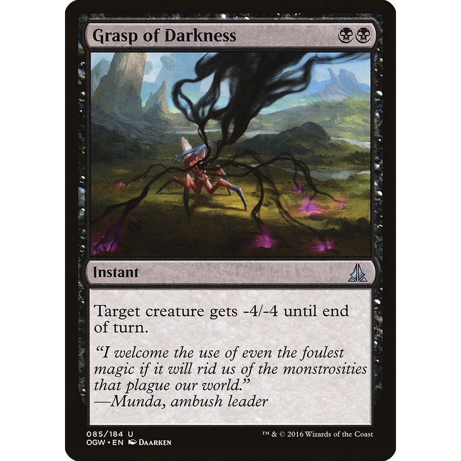 Image for Grasp of Darkness (85) (OGW) - Magic: The Gathering
