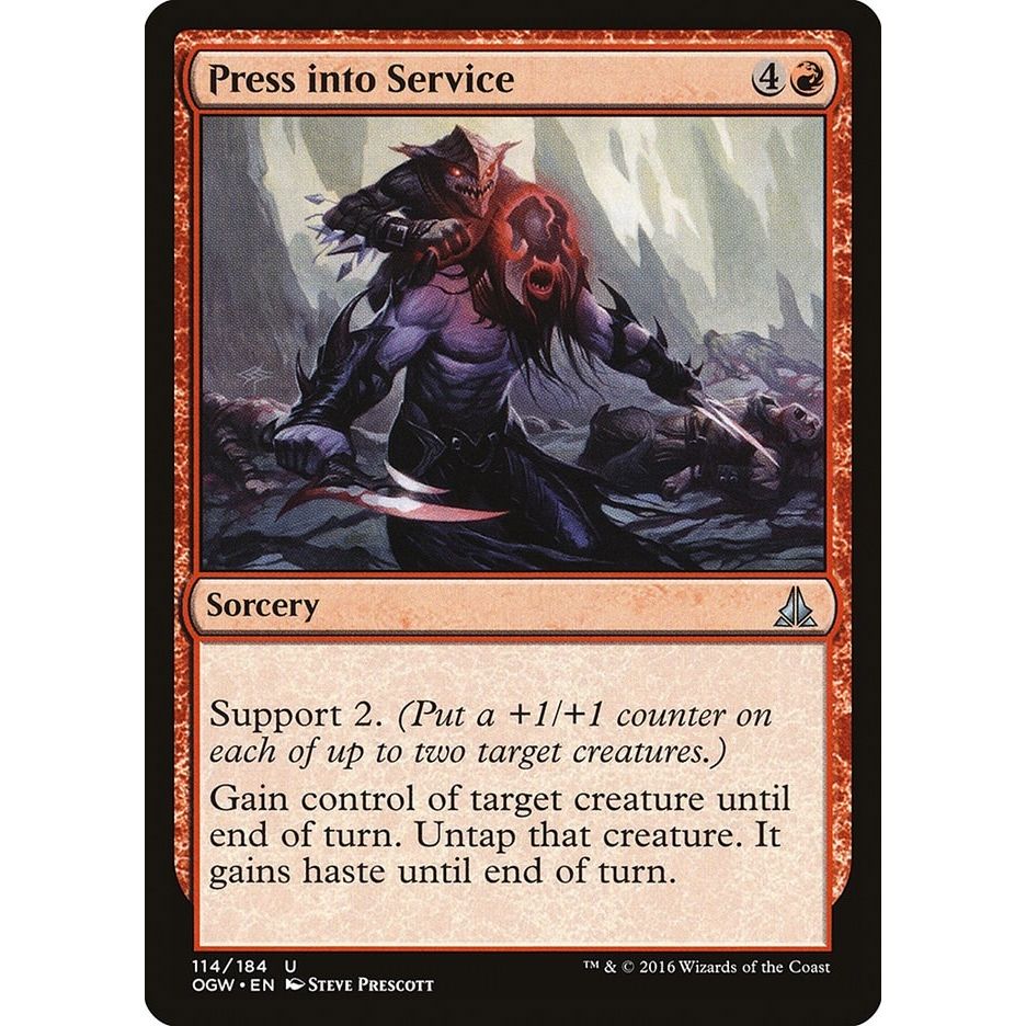 Image for Press into Service (114) (OGW) - Magic: The Gathering