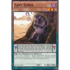 Image for Zany Zebra (BOSH-EN042) (BOSH) - YuGiOh