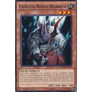 Image for Fiendish Rhino Warrior (BOSH-EN091) (BOSH) - YuGiOh