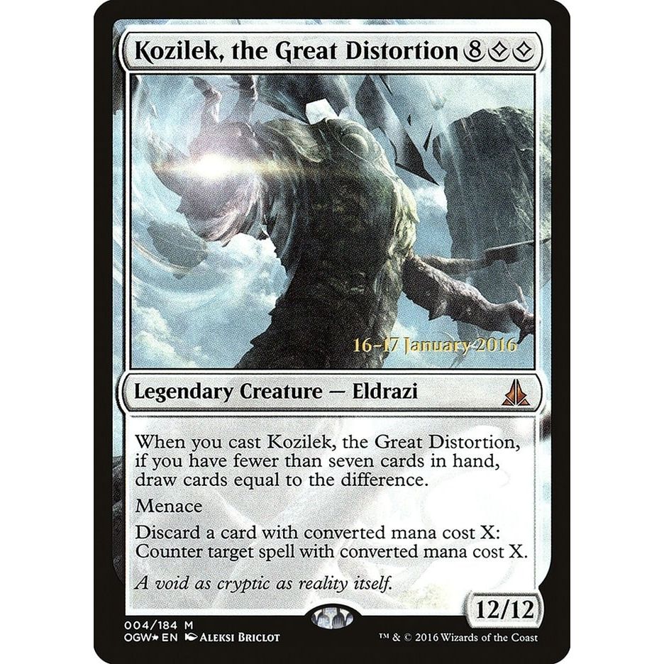 Image for Kozilek, the Great Distortion (4) (PRE) - Magic: The Gathering