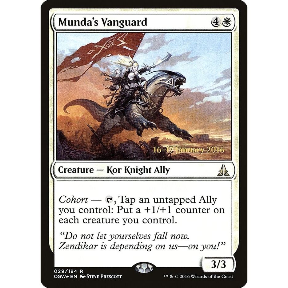 Image for Munda's Vanguard (29) (PRE) - Magic: The Gathering