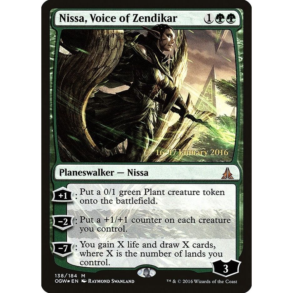 Image for Nissa, Voice of Zendikar (138) (PRE) - Magic: The Gathering