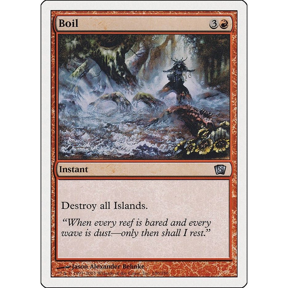 Image for Boil (180) (8ED) - Magic: The Gathering
