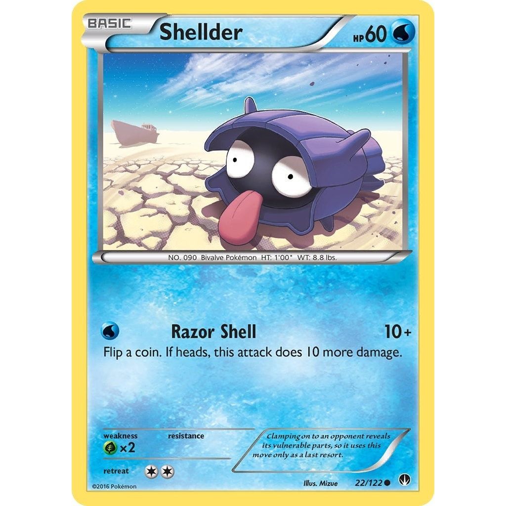 Image for Shellder (22) (22/122) (BKP) - Pokemon