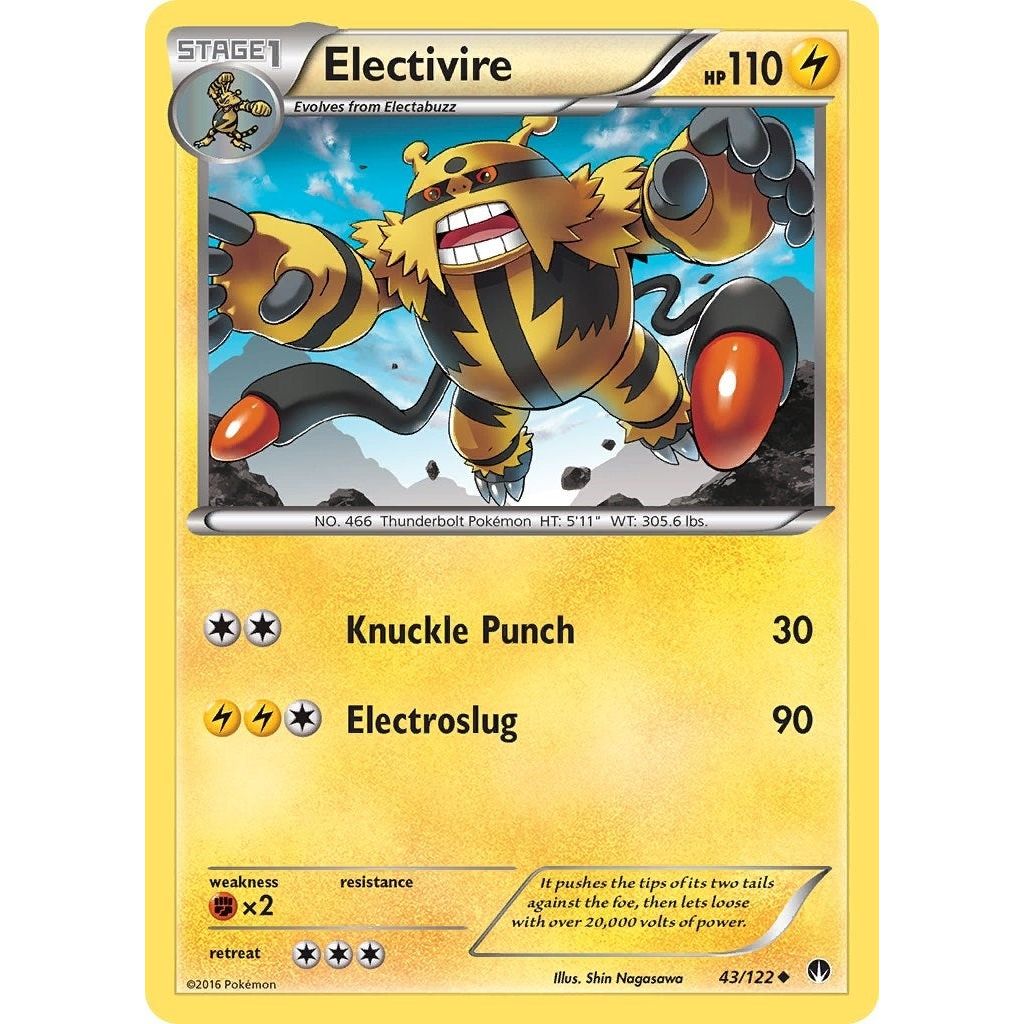Image for Electivire (43/122) (BKP) - Pokemon