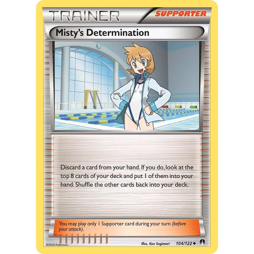 Image for Misty's Determination (104/122) (BKP) - Pokemon