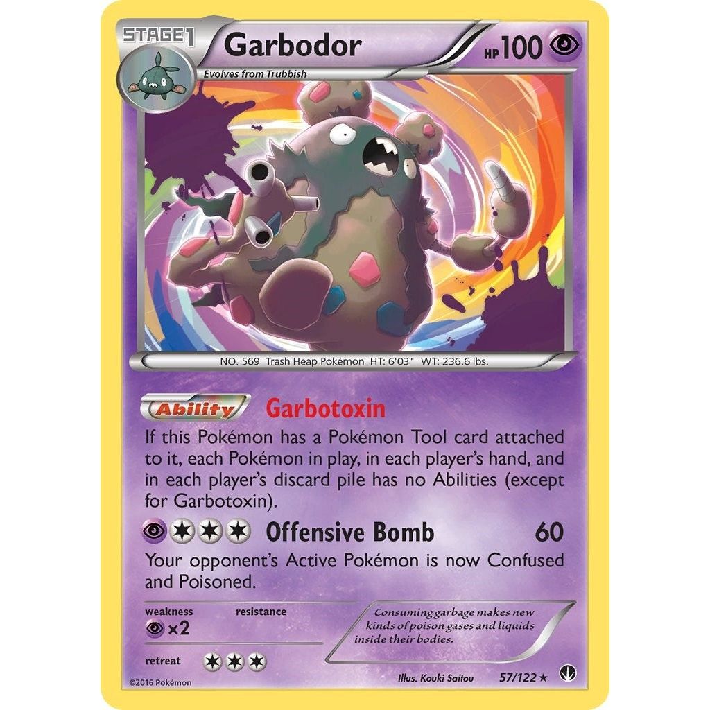 Image for Garbodor (57/122) (BKP) - Pokemon