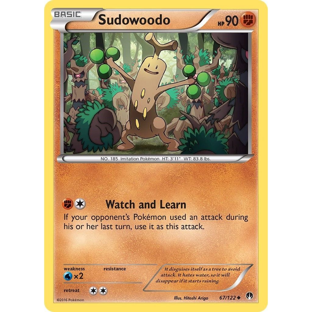 Image for Sudowoodo (67/122) (BKP) - Pokemon