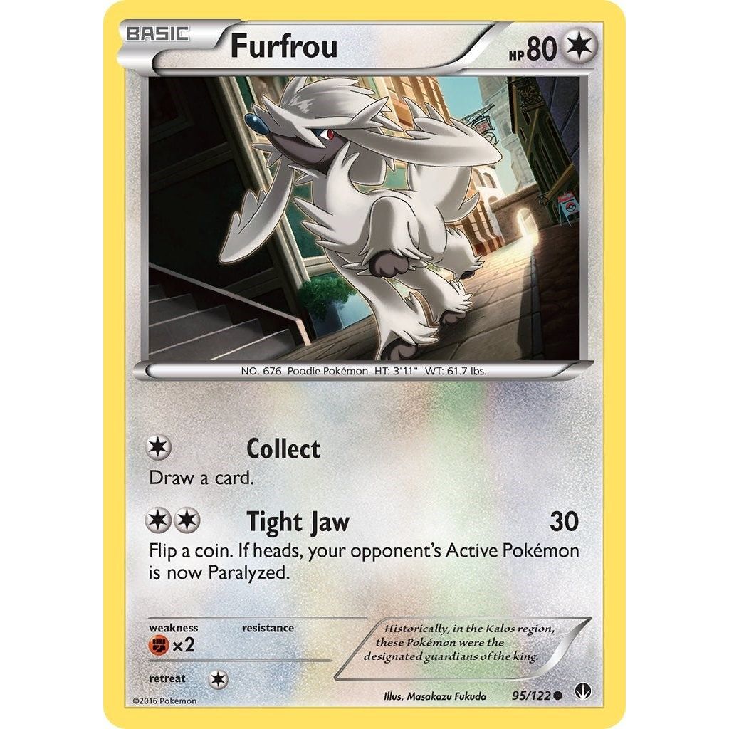 Image for Furfrou (95/122) (BKP) - Pokemon