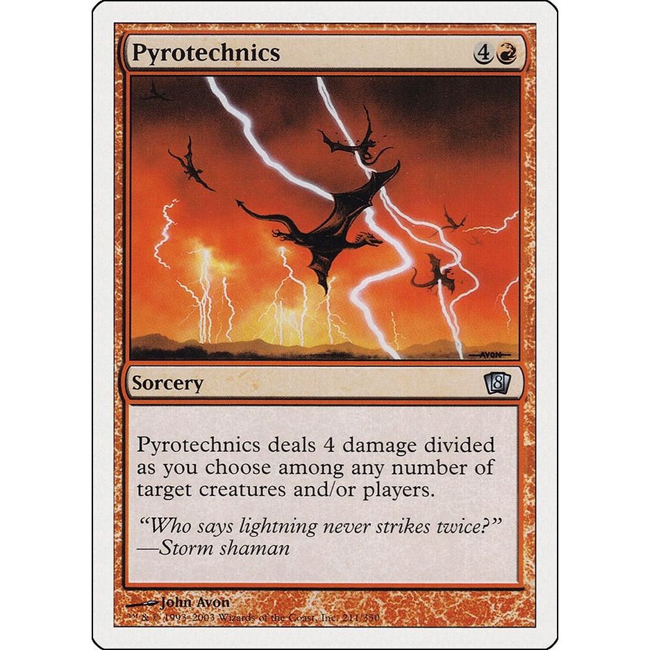 Image for Pyrotechnics (211) (8ED) - Magic: The Gathering