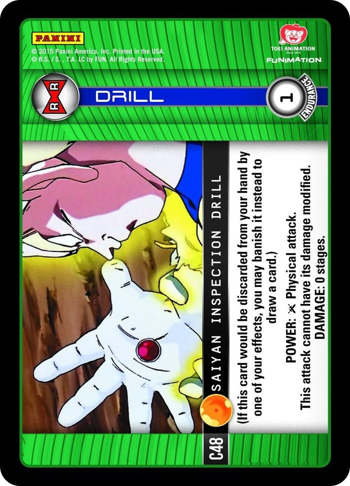 Image for Saiyan Inspection Drill (C48) (EVO) - Dragon Ball Z TCG