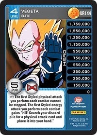 Image for Vegeta - Elite (UR144) (EVO) - Dragon Ball Z TCG
