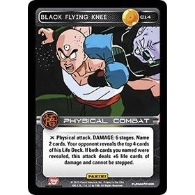 Image for Black Flying Knee (C14) (MOV) - Dragon Ball Z TCG