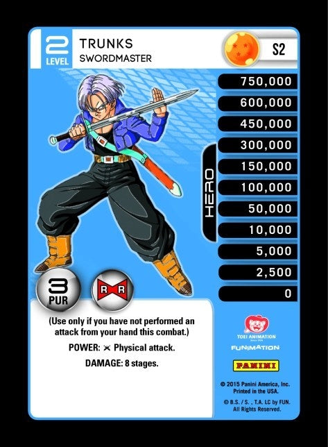 Image for Trunks - Swordmaster (High Tech Foil) (S2) (EVO) - Dragon Ball Z TCG