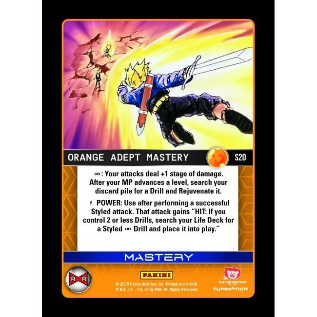 Image for Orange Adept Mastery (High Tech Foil) (S20) (EVO) - Dragon Ball Z TCG