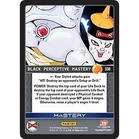 Image for Black Perceptive Mastery (High Tech Foil) (S30) (EVO) - Dragon Ball Z TCG