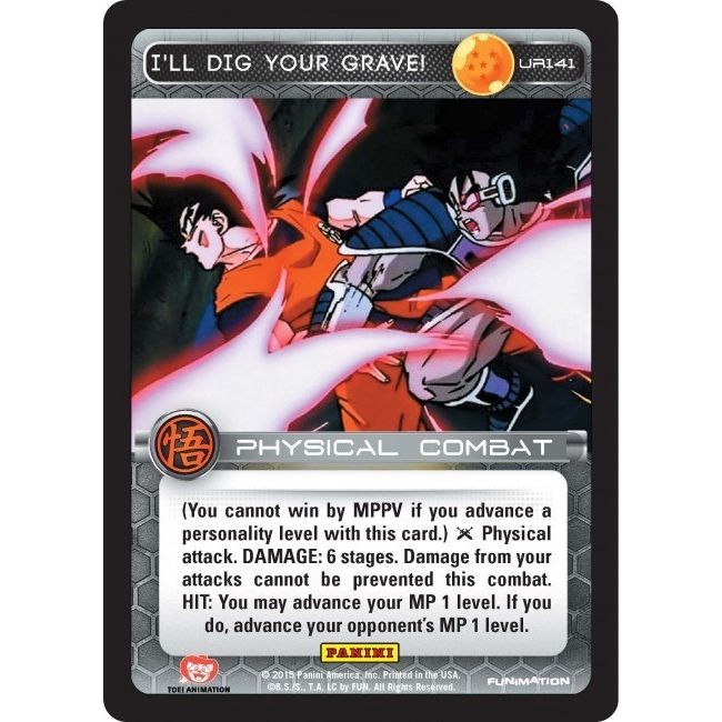 Image for I'll Dig Your Grave! (UR141) (MOV) - Dragon Ball Z TCG