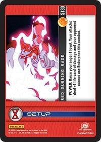 Image for Red Burning Rage (S130) (EVO) - Dragon Ball Z TCG