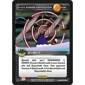 Image for Black Barrier Destruction (C16) (H&V) - Dragon Ball Z TCG