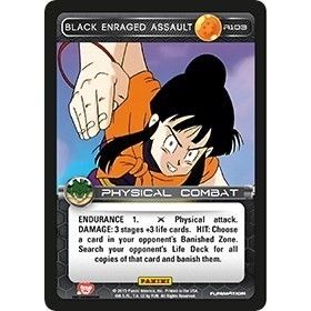 Image for Black Enraged Assault (R103) (H&V) - Dragon Ball Z TCG
