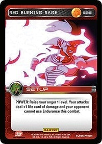 Image for Red Burning Rage (S35) (BASE) - Dragon Ball Z TCG