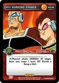 Image for Red Burning Stance (S108) (BASE) - Dragon Ball Z TCG