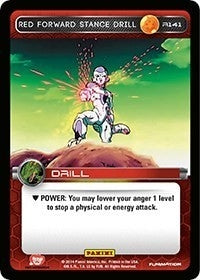 Image for Red Forward Stance Drill (R141) (BASE) - Dragon Ball Z TCG