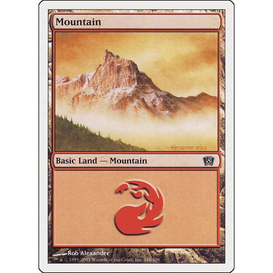 Image for Mountain (346) (346) (8ED) - Magic: The Gathering