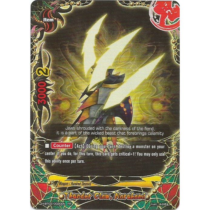 Image for Thunder Claw, Narukami (H-BT02/0020EN) (H-BT02) - Future Card BuddyFight