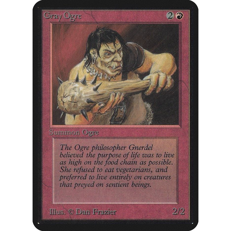 Image for Gray Ogre (LEA) - Magic: The Gathering