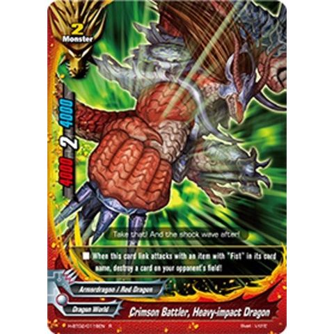 Image for Crimson Battler, Heavy-impact Dragon (H-BT02/0116EN) (H-BT02) - Future Card BuddyFight