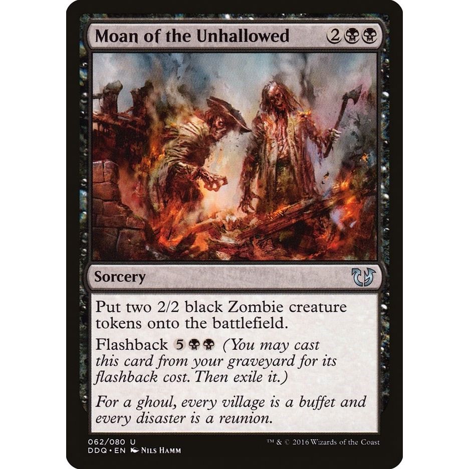 Image for Moan of the Unhallowed (62) (DDQ) - Magic: The Gathering