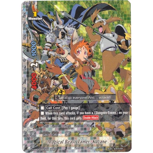 Image for Magical Beast Tamer, Kazane (H-EB04/0003EN) (H-EB04) - Future Card BuddyFight