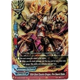 Image for Fifth Omni Cavalry Dragon, Fire Sword Doble (H-BT03/0009EN) (H-BT03) - Future Card BuddyFight