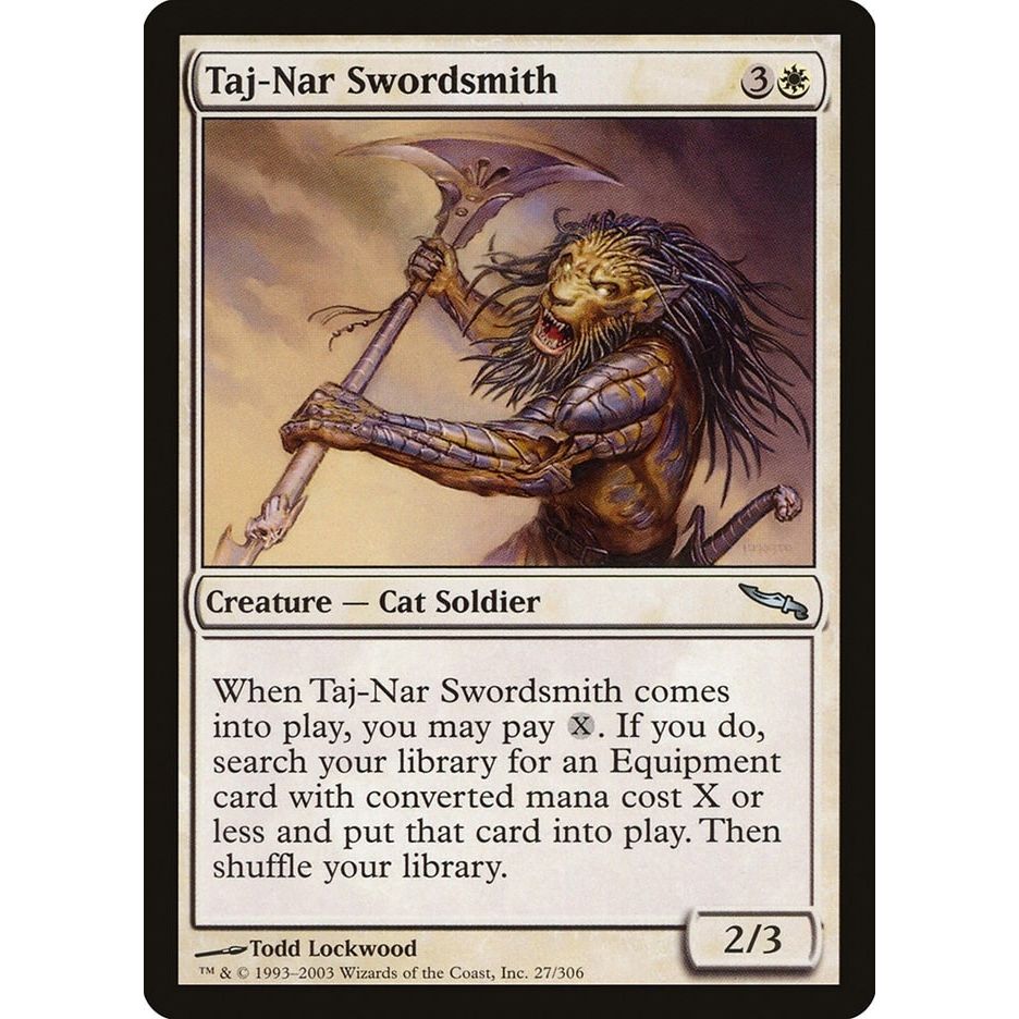 Image for Taj-Nar Swordsmith (27) (MRD) - Magic: The Gathering