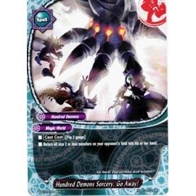 Image for Hundred Demons Sorcery, Go Away! (H-BT03/0098EN) (H-BT03) - Future Card BuddyFight