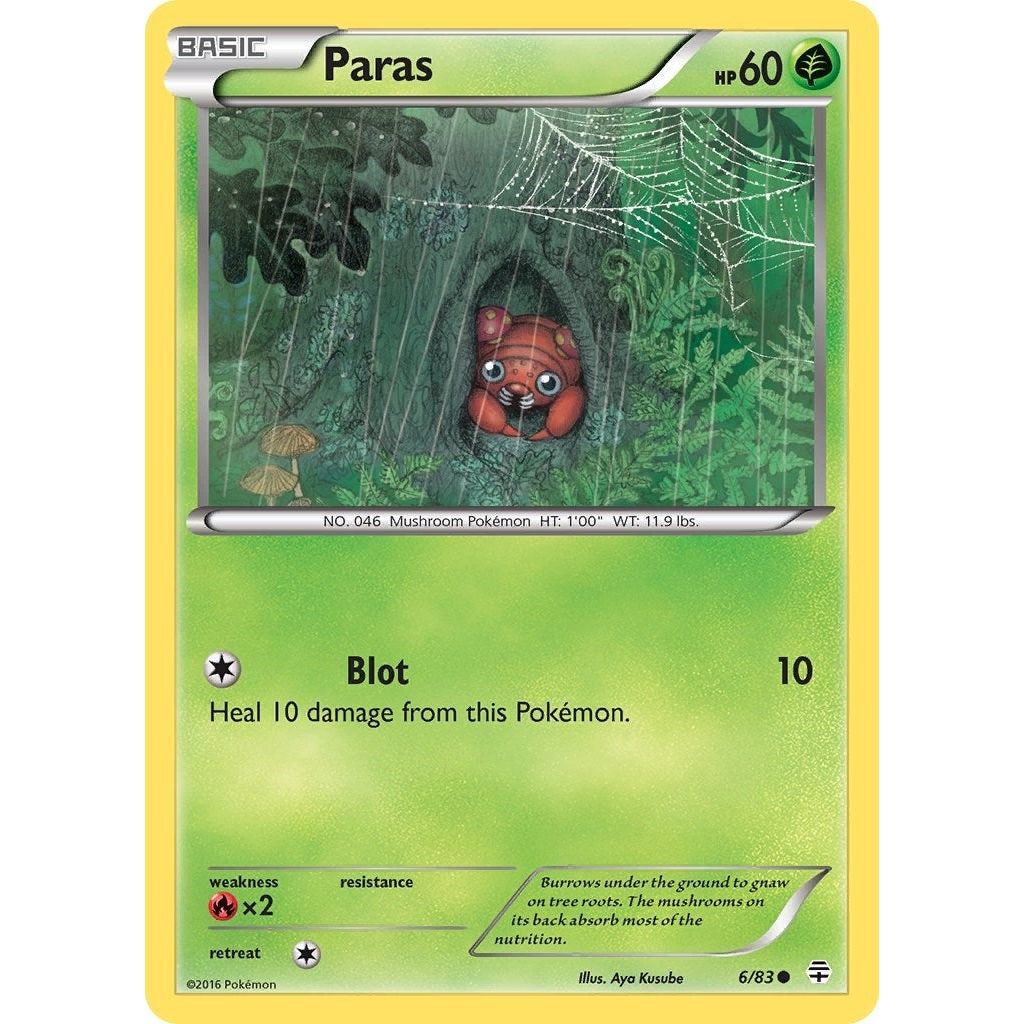 Image for Paras (6/83) (GEN) - Pokemon