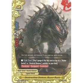 Image for Destruction Demon, Razer Back (H-EB03/0052EN) (H-EB03) - Future Card BuddyFight