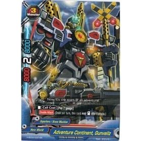 Image for Adventure Continent, Gunvellz (RR Foil) (H-SD02/0001EN) (H-TD02) - Future Card BuddyFight